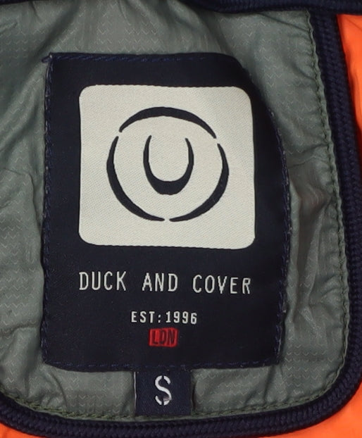 Duck and Cover Unisex Green Waistcoat, Quilted, Size S