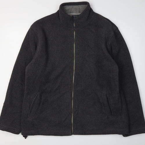 Easy Men's Black XL Full Zip Jacket