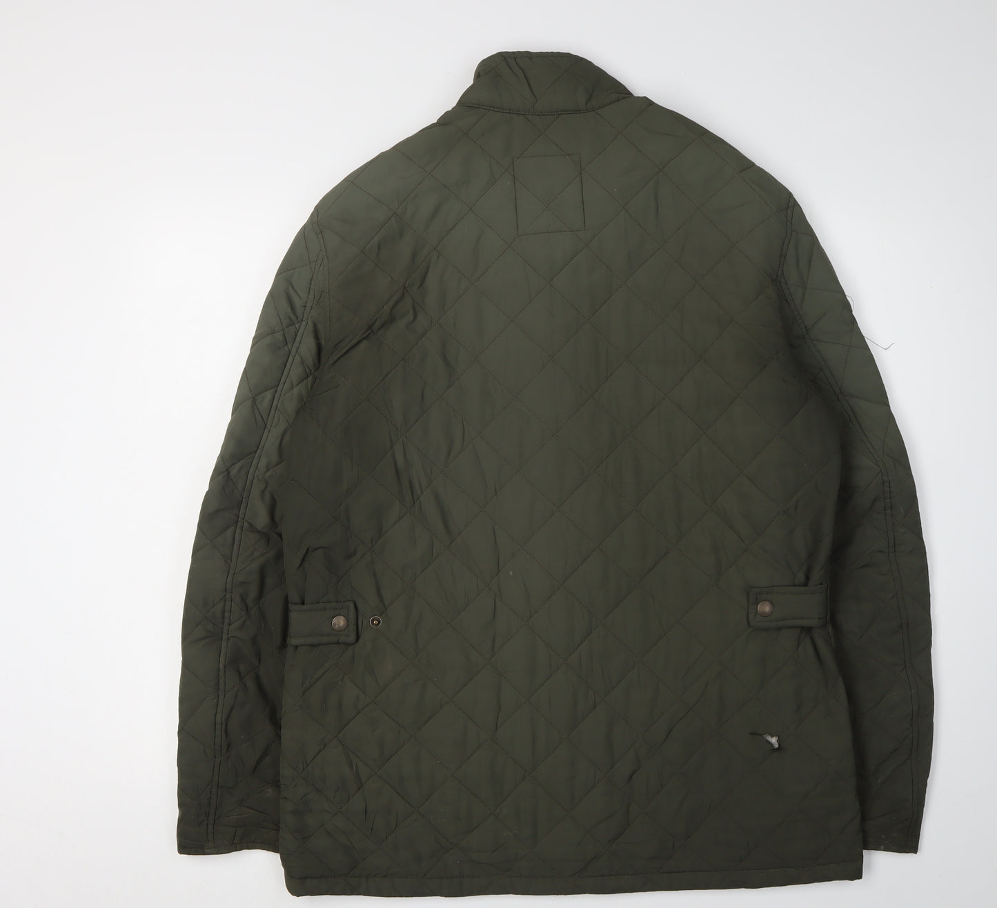 Marks and Spencer Men's Green Quilted Jacket M