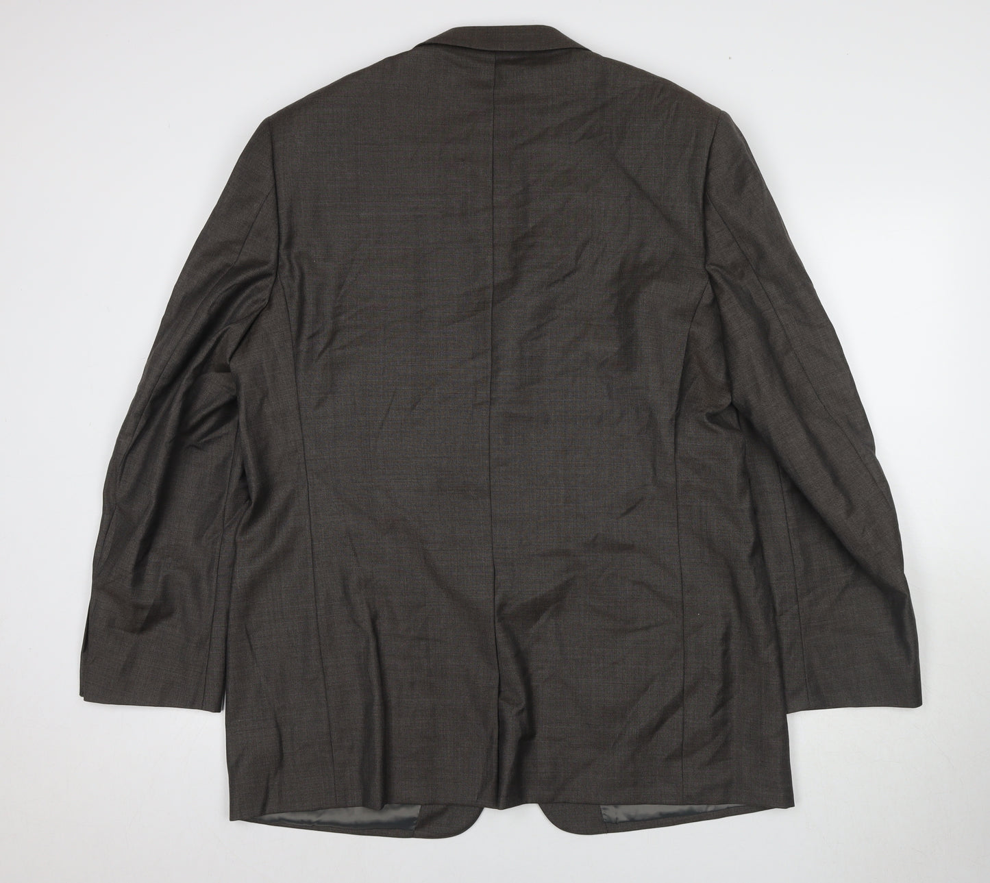 Marks and Spencer Men's Brown Wool Blazer, Size 44L