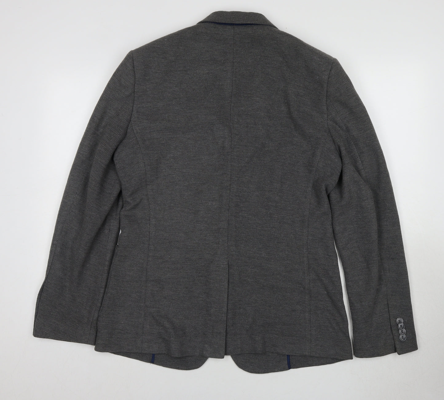 Steel & Jelly Grey Men's Blazer, Size 40R, Two-Button Notch