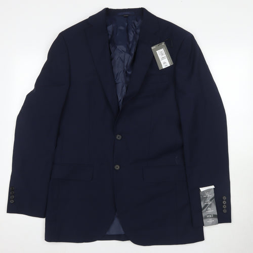 Marks and Spencer Men's Blue Blazer 38L