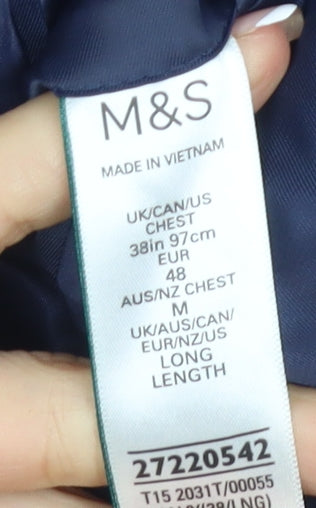 Marks and Spencer Men's Blue Blazer 38L
