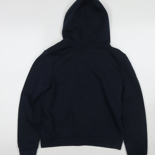 Slazenger Boys Black Full Zip Hoodie, Age 13-14, Polyester/Cotton