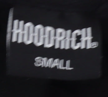 Hoodrich Men's Black Pullover Hoodie S, Logo Accent