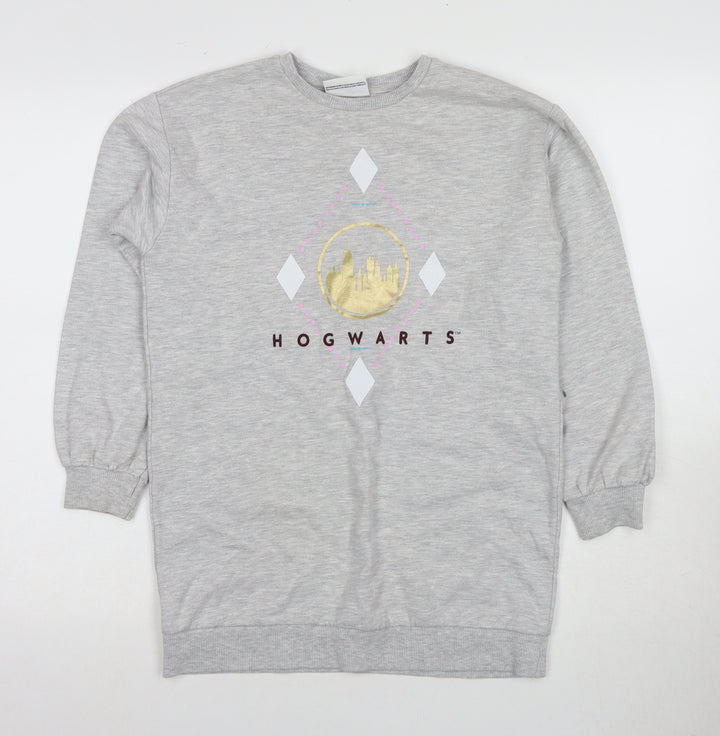 Wizarding World Grey Girls Pullover Sweatshirt 9-10 Years