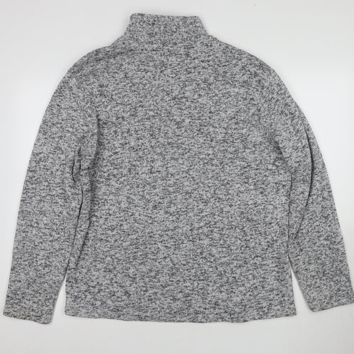 Atlas for Men Grey 1/4 Zip Sweatshirt Size L