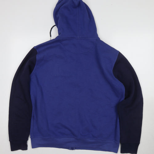Pierre Cardin Men's Blue Full Zip Hoodie L