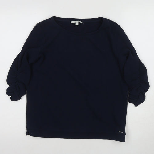 Tom Tailor Denim Women's Blue M 3/4 Sleeve Top