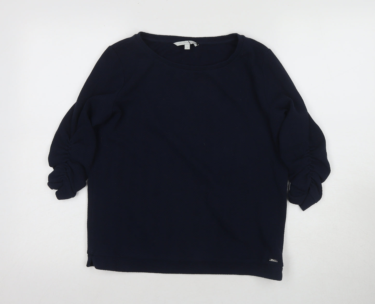 Tom Tailor Denim Women's Blue M 3/4 Sleeve Top