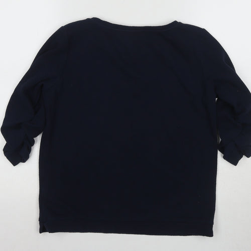 Tom Tailor Denim Women's Blue M 3/4 Sleeve Top