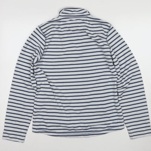 Regatta Blue Women's Striped Pullover Sweatshirt, Size 10