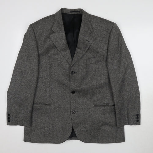 Lino Vierra Men's Grey Wool Blazer 42S