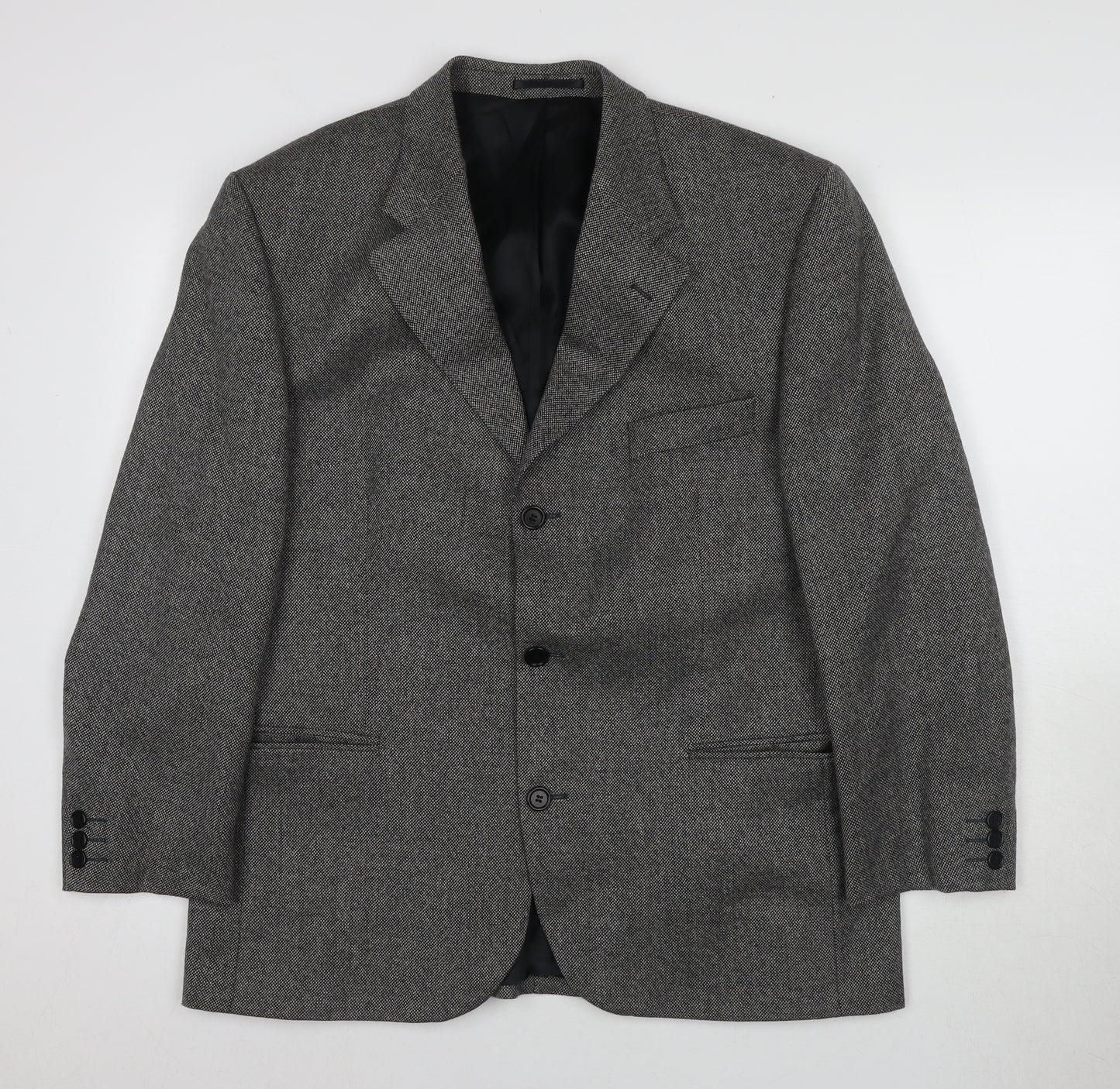 Lino Vierra Men's Grey Wool Blazer 42S