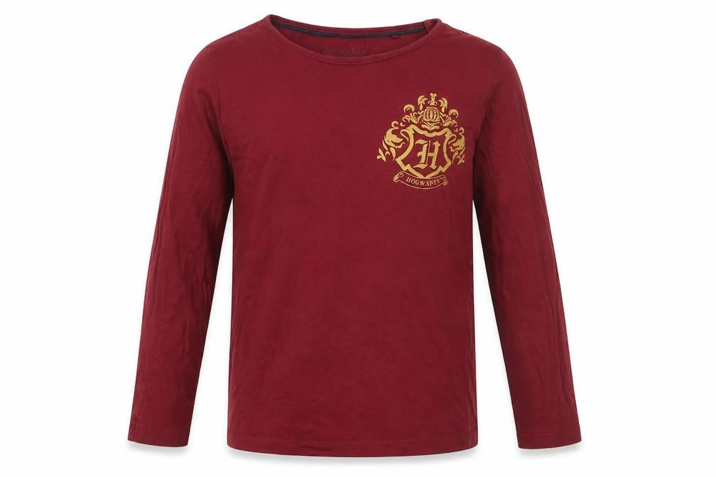 Harry Potter Boys Red Long Sleeve Graphic T-Shirt 12 Years