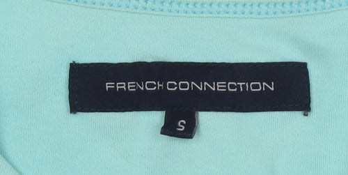 French Connection Men's Blue Graphic T-Shirt Size S