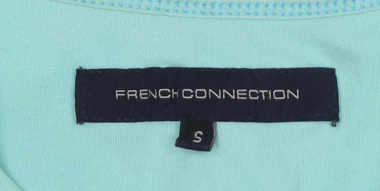 French Connection Men's Blue Graphic T-Shirt Size S