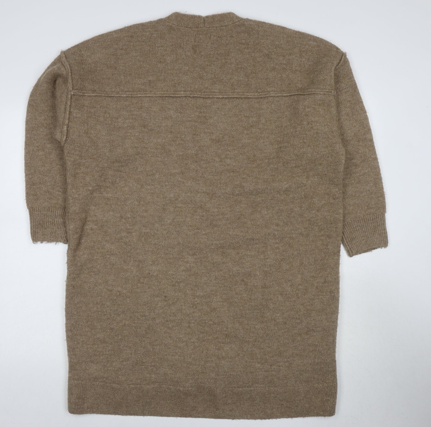 Superdry Women's Brown Jumper Dress - S V-Neck