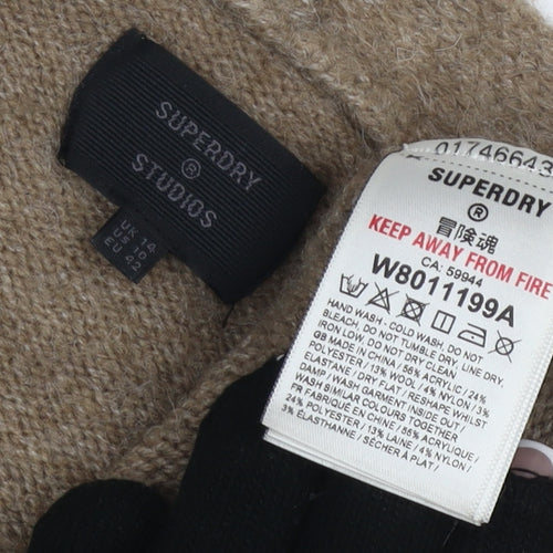 Superdry Women's Brown Jumper Dress - S V-Neck