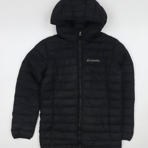 Columbia Black Unisex Kids Puffer Jacket M Winter Wear