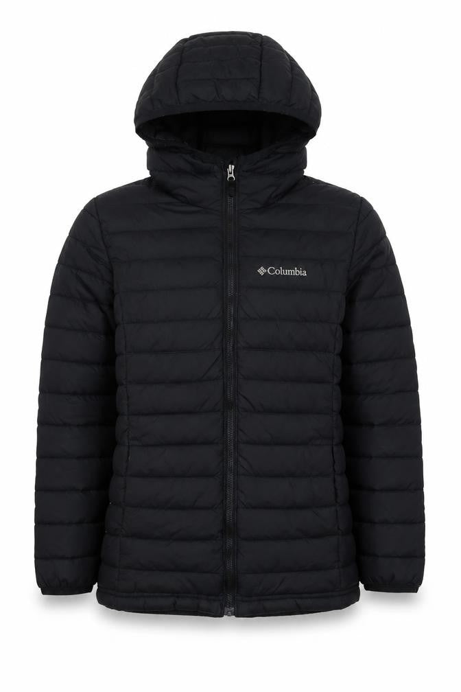 Columbia Black Unisex Kids Puffer Jacket M Winter Wear