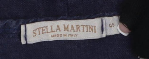 Stella Marini Women's Blue Cotton Blouse, Size S
