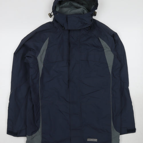 Nordic Alpine Men's Blue Anorak Jacket Size S