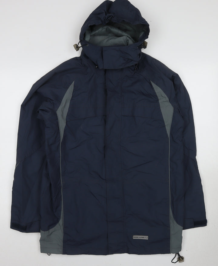 Nordic Alpine Men's Blue Anorak Jacket Size S