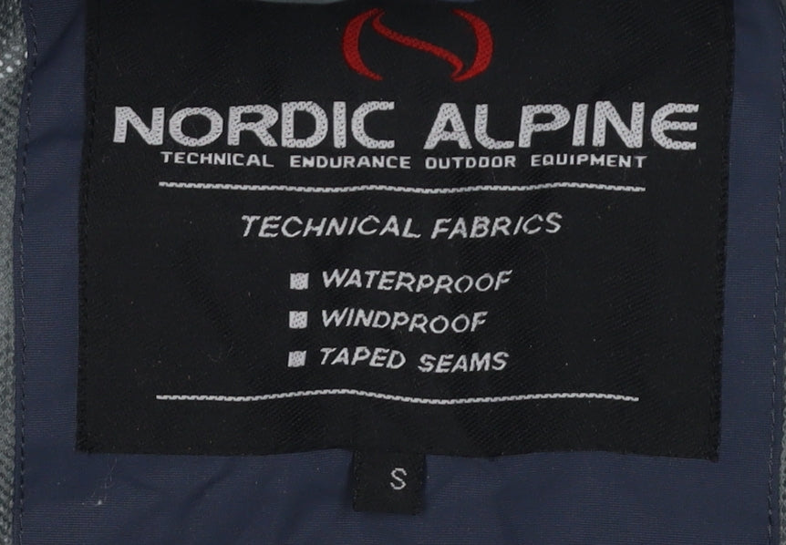 Nordic Alpine Men's Blue Anorak Jacket Size S