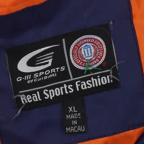 G-III Sports Men's XL Blue Orange Varsity Jacket