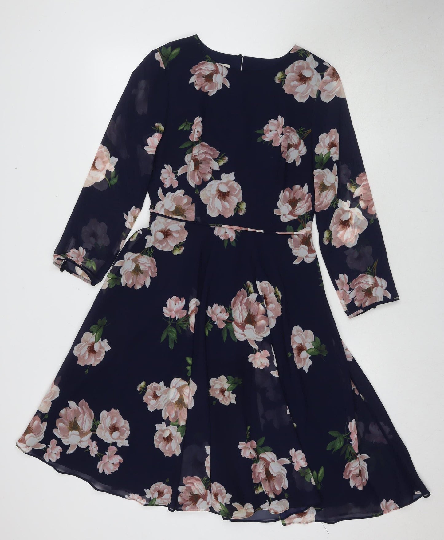 Hobbs Women's Multicoloured Floral A-Line Dress Size 8