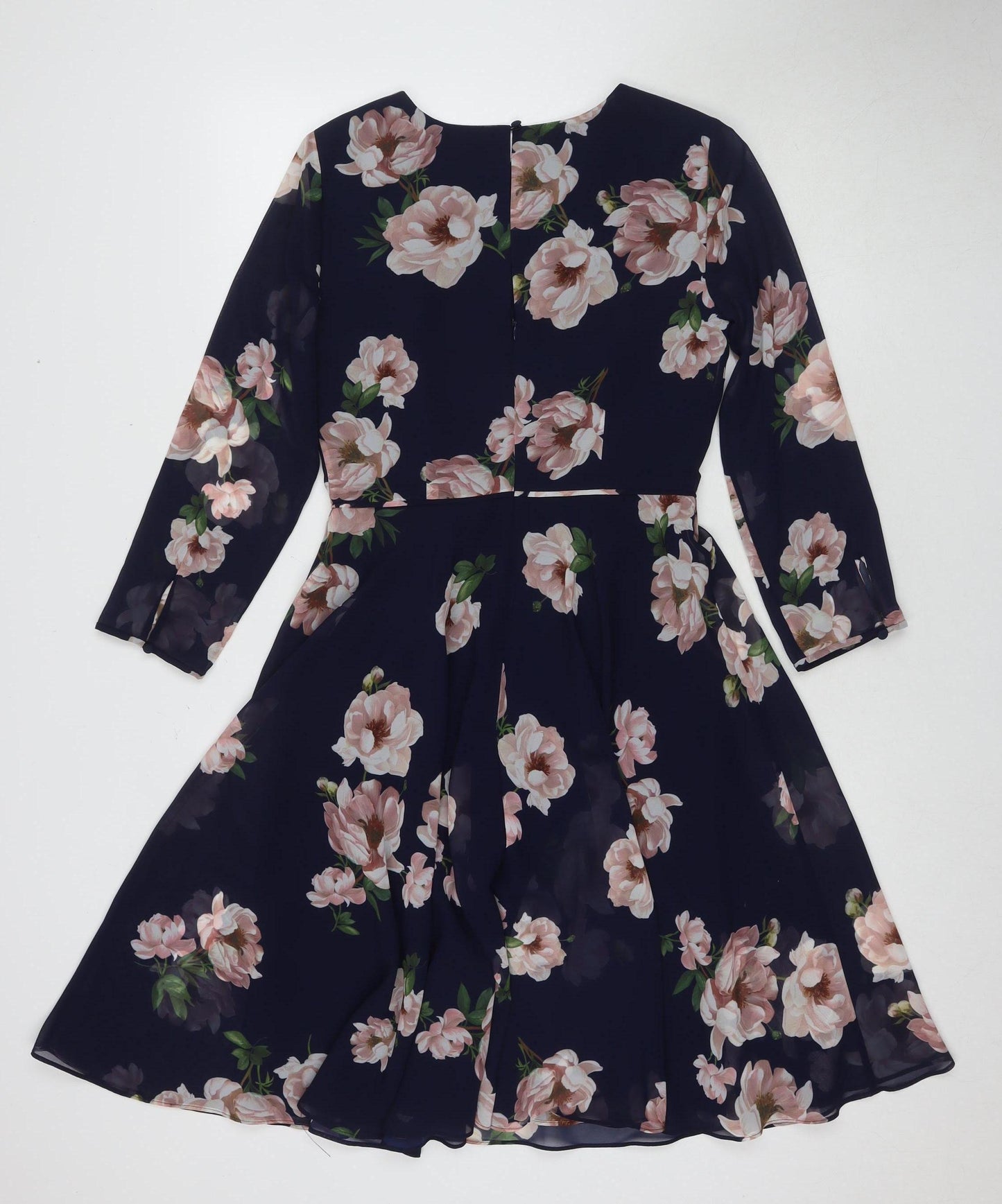 Hobbs Women's Multicoloured Floral A-Line Dress Size 8