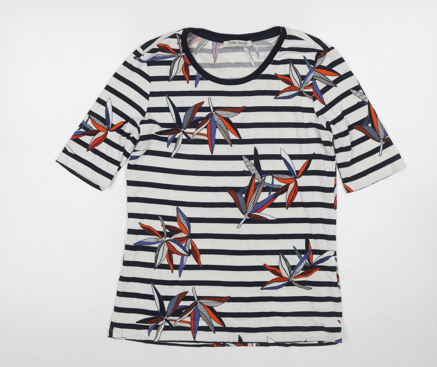 Betty Barclay Women's Multicoloured Striped Top Size 14