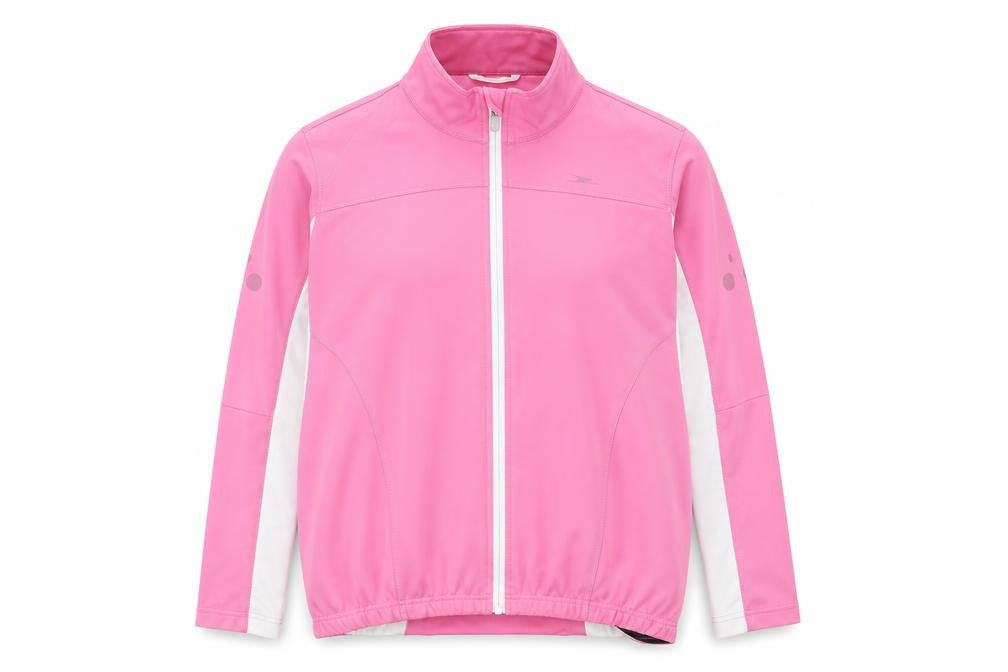 Front view of Dare 2b Women's Pink Jacket, size L, Reflective