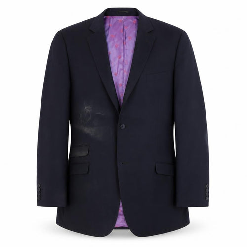 Brook Taverner Men's Black Blazer, Size 44L, Business/Formal