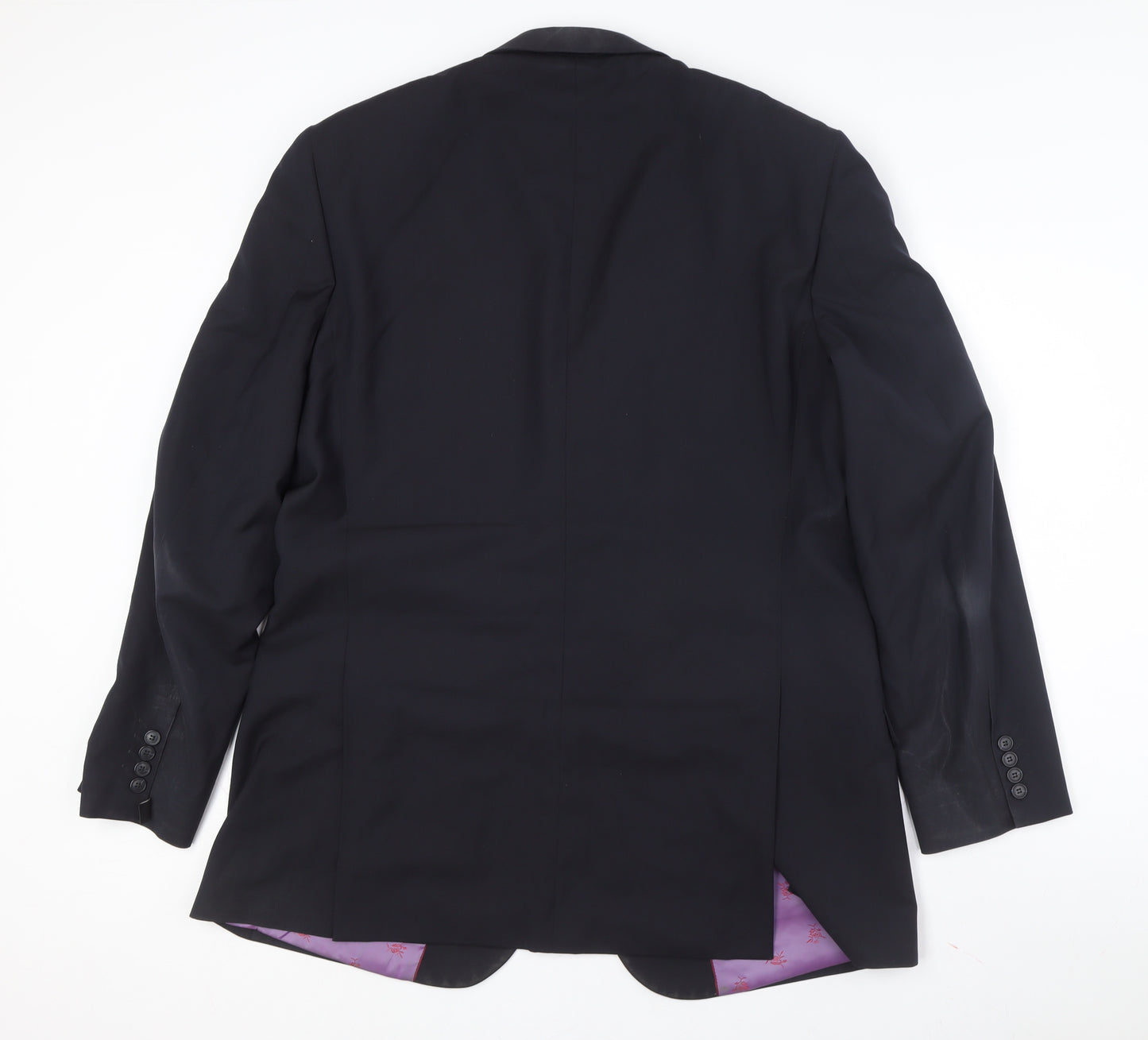 Brook Taverner Men's Black Blazer, Size 44L, Business/Formal