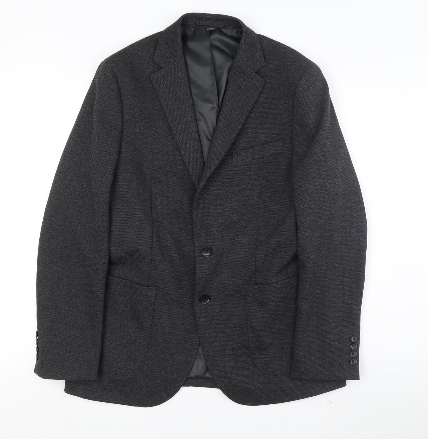Marks and Spencer Men's Black Blazer, 40 Regular Fit