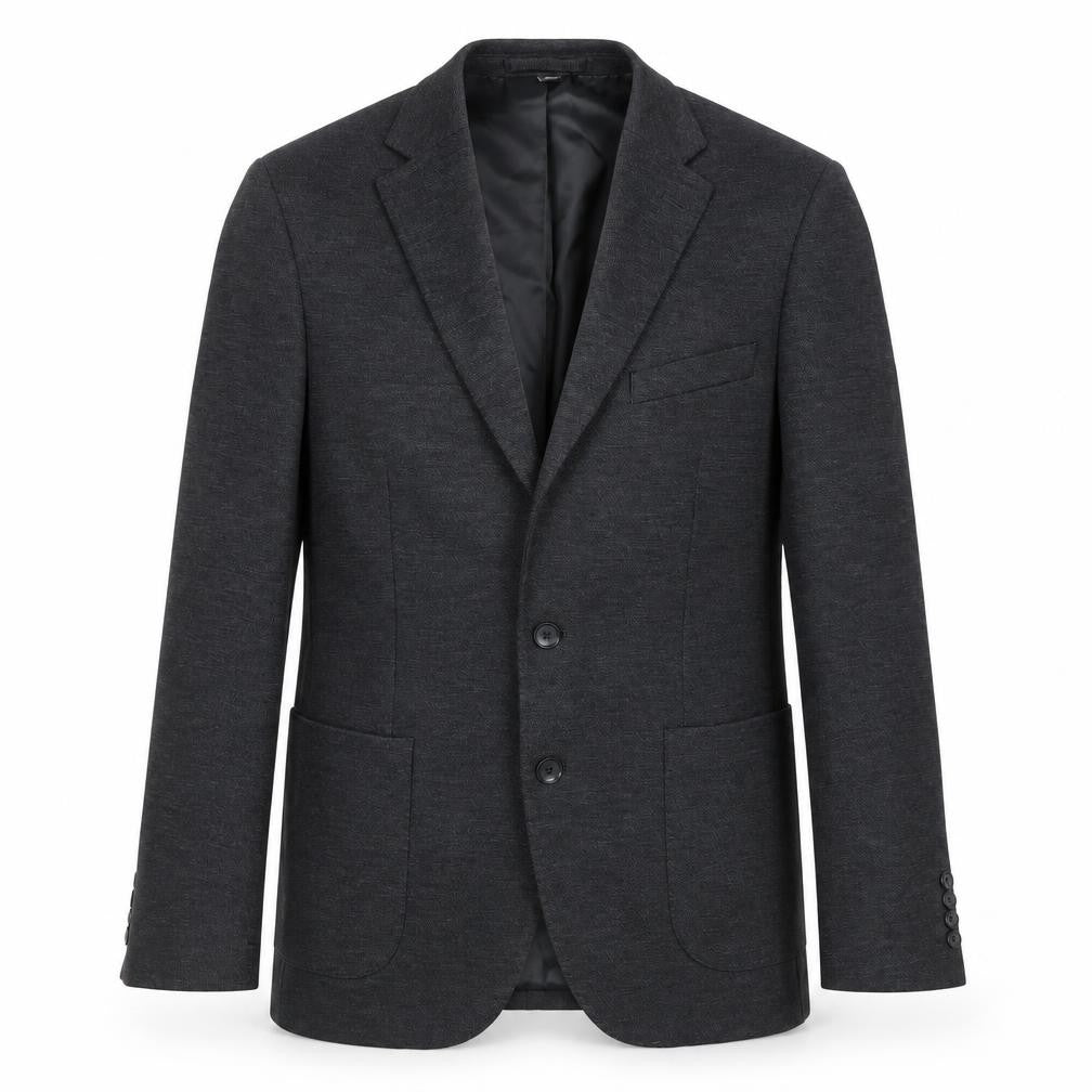 Front view of Marks & Spencer Men's Black Blazer, 40 Regular Fit
