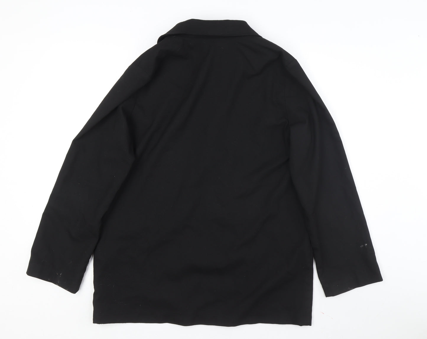 Monki Women's Black Double Breasted Coat Size S