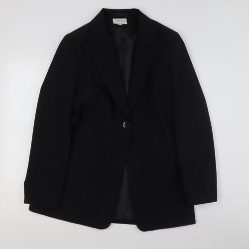 Smith Collection Blazer Women Black S Business Formal