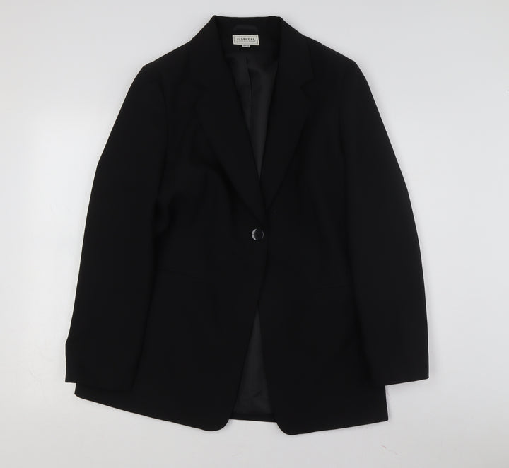 Smith Collection Blazer Women Black S Business Formal