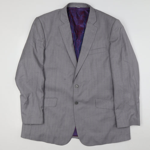 Daniel Christian Grey Men's Blazer, 46, Classic Formal Attire