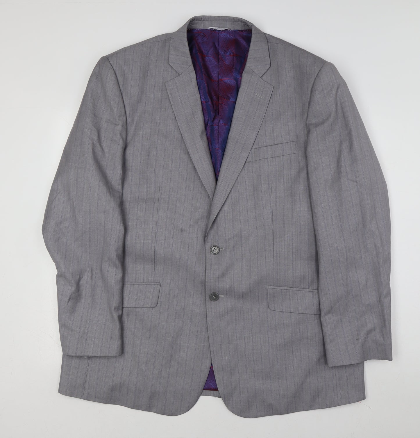 Daniel Christian Grey Men's Blazer, 46, Classic Formal Attire