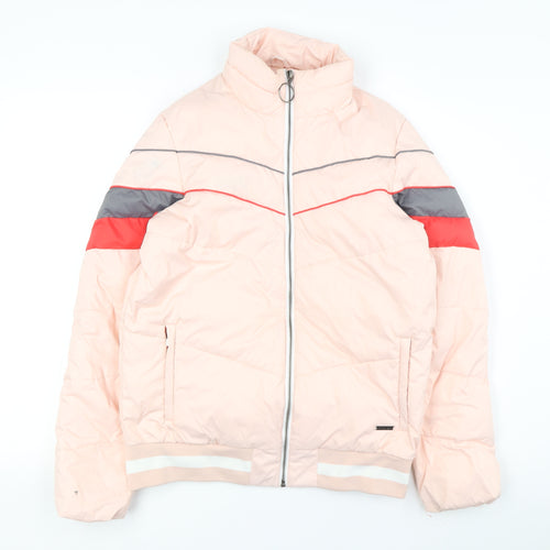 Peachy Betty Women's Pink Puffer Jacket, Size S