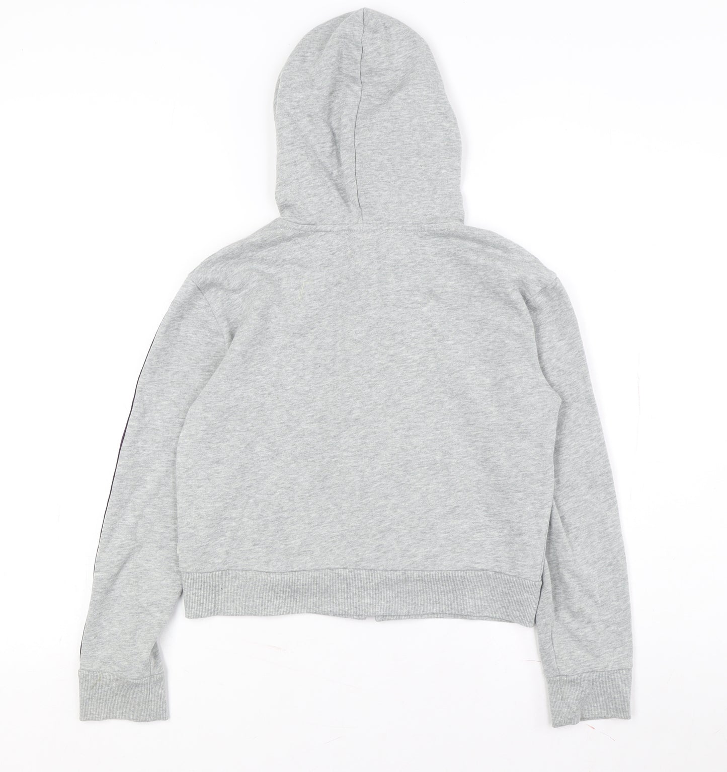 Gap Boys Grey Full Zip Hoodie L with Rainbow Accents