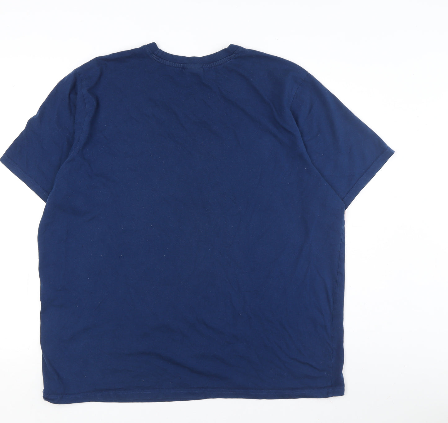 Marvel Men's XL Blue Graphic T-Shirt - Avengers Design