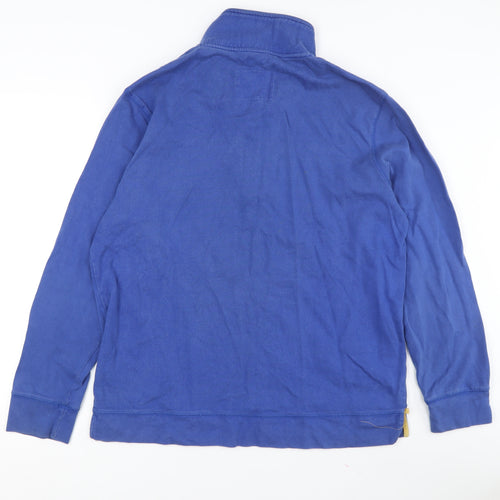 Tom Joule Men's Blue 1/4 Zip Sweatshirt Size 12
