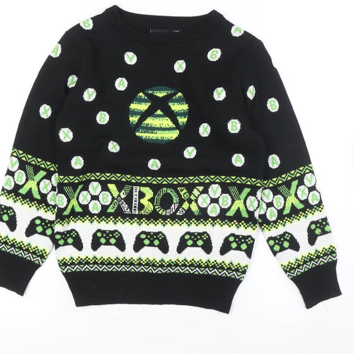 Xbox Boys' Black Gaming Pullover Jumper - Size 2-3 Years