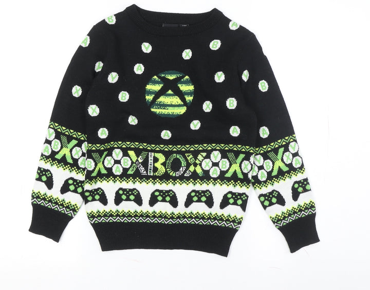 Xbox Boys' Black Gaming Pullover Jumper - Size 2-3 Years