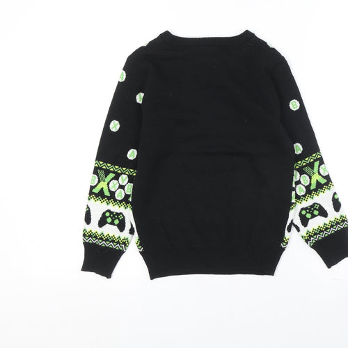Xbox Boys' Black Gaming Pullover Jumper - Size 2-3 Years